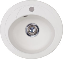 Кухонная мойка Kuppersberg CAPRI 1B WHITE ALABAS