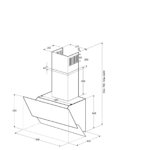 Вытяжка Kuppersberg F W910 B
