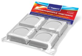 Антивибрационные подставки Topperr 3208 белые 4 шт.