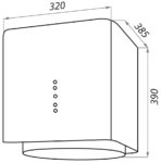 Вытяжка MAUNFELD BOX FLASH 32 ЧЕРНЫЙ