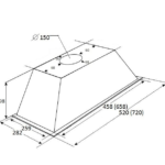 Вытяжка Kuppersberg INLINEA 72 XE