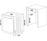 Встраиваемая посудомоечная машина SCHAUB LORENZ SLG VI6110