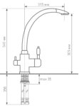 Смеситель Zigmund&Shtain ZS 1500