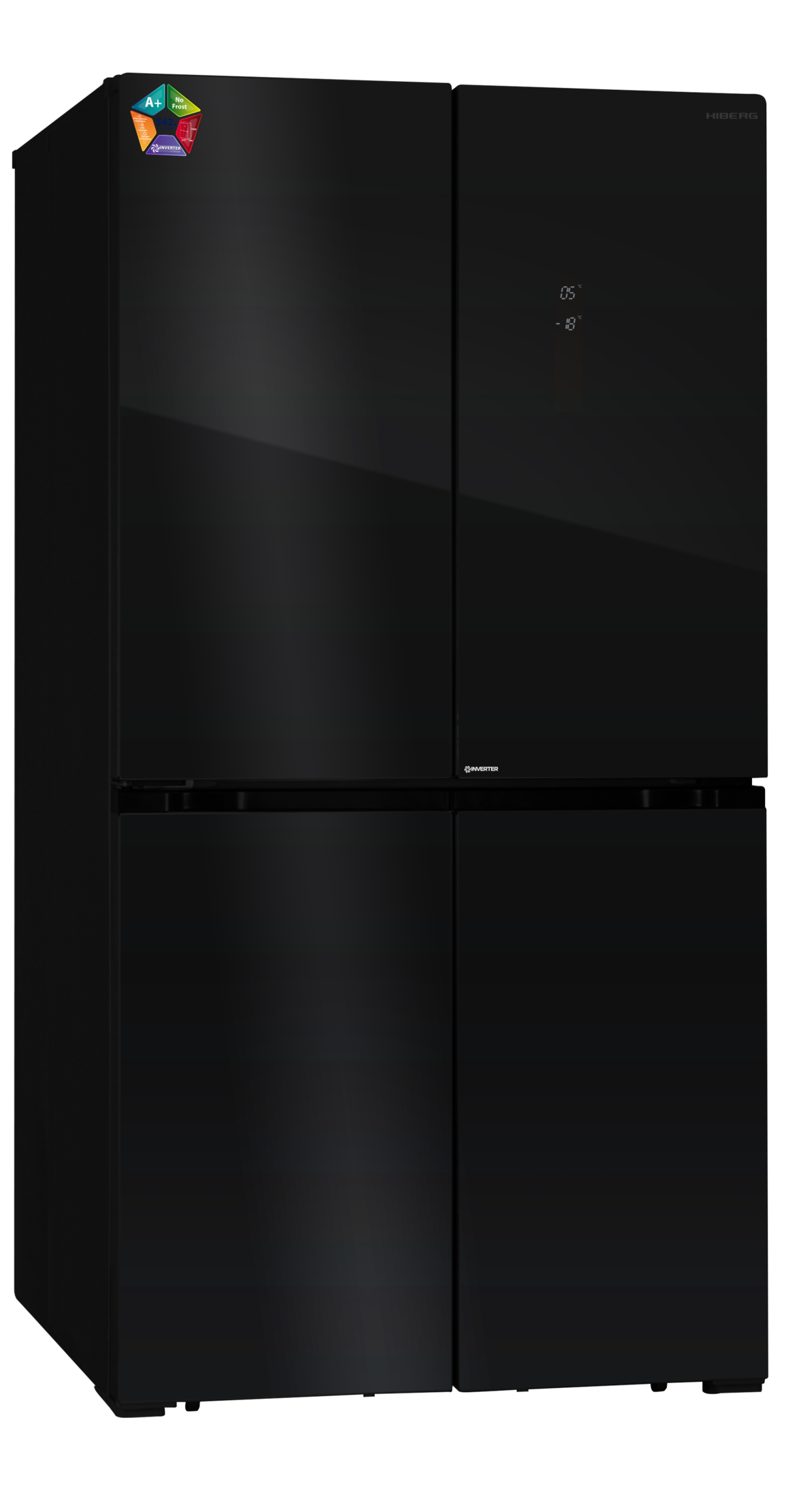 ХОЛОДИЛЬНИК HIBERG RFQ-550DX NFGB INVERTER