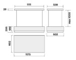 Вытяжка Falmec LEVANTE IS.120 VETRO BIANCO Арт. CLVI20.E0P7#ZZZF461F