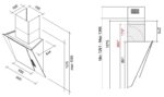 Вытяжка Falmec ARIA NRS GLASS WHITE 80 Арт. CAIN90.E0P2#ZZZF490F