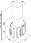 Вытяжка Falmec PRESTIGE ISOLA GLASS BLACK 75 Арт. CPGI75.E0P2#ZZZN491F
