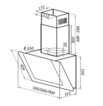 Вытяжка MAUNFELD Wind Push 60 белый
