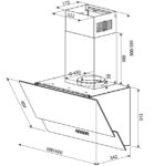 Вытяжка HOMSAIR SATURN 60 ЧЕРНЫЙ