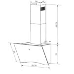 Вытяжка HOMSAIR TEFFI 60 ЧЕРНЫЙ