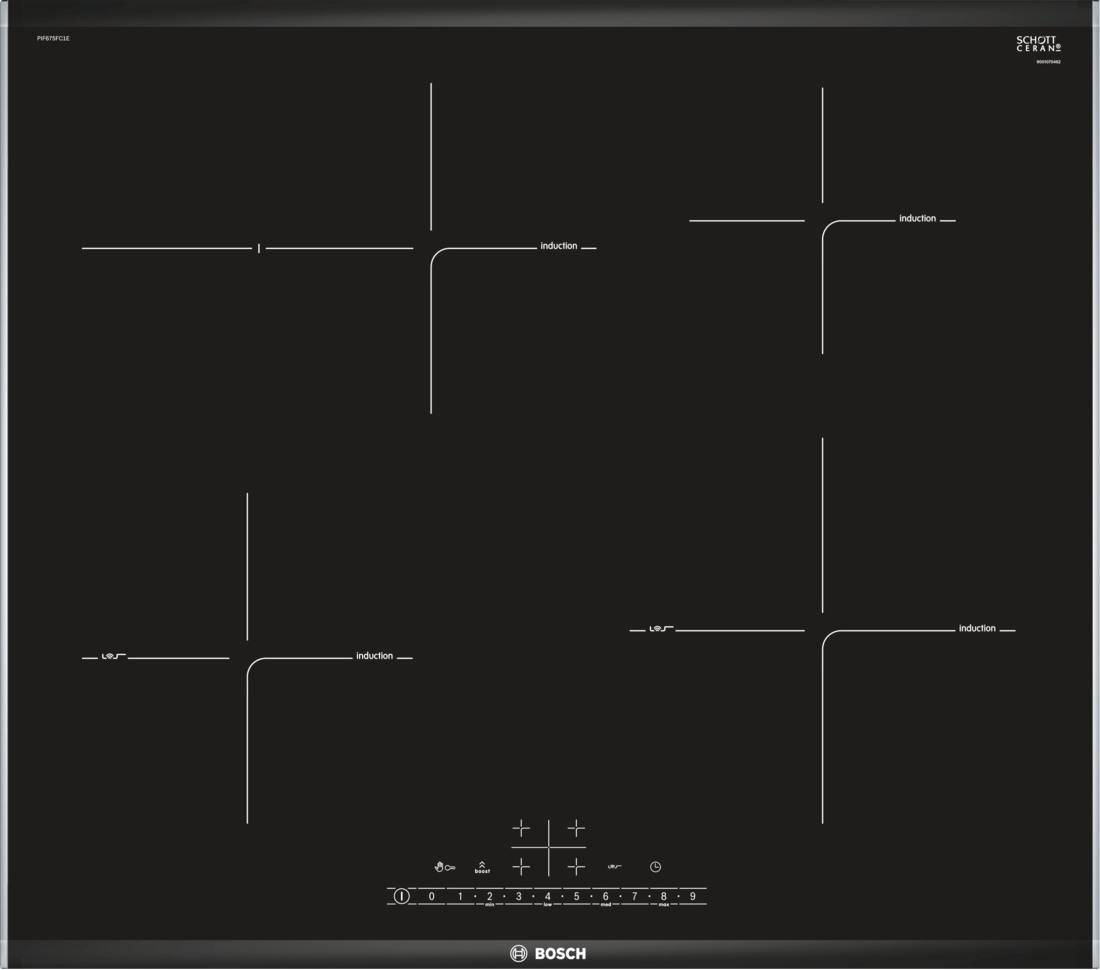 Варочная поверхность Bosch PIF 675 FC1E